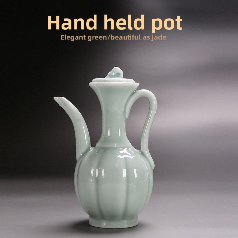 Training Pot Ceramic - 宋代茶道競技・茶道練習用の陶器製手持ち茶壺（模造品）