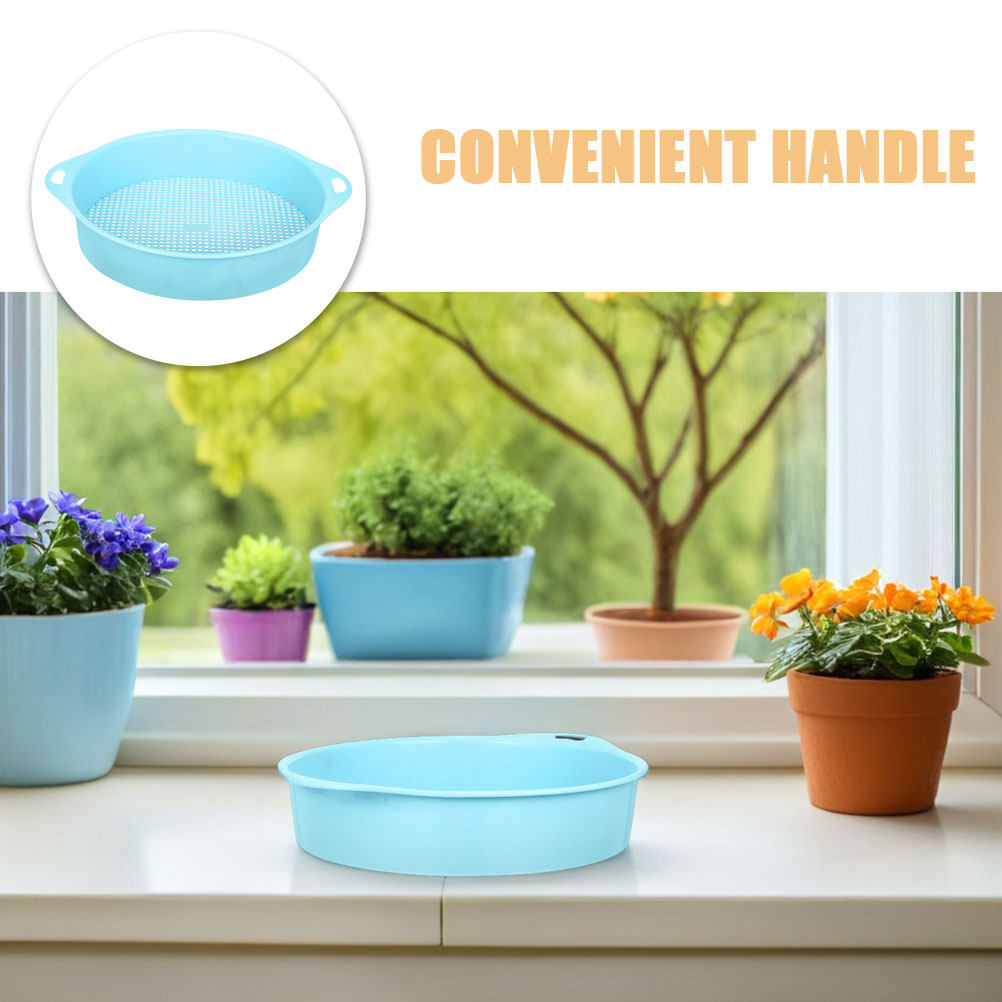 2個セット 庭用土壌ふるい プラスチック製土壌ふるいパン 盆 - Bonsai Gardening のレビューと価格