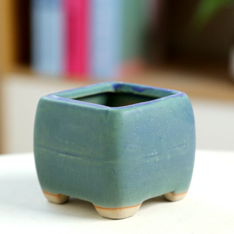 ミニ多肉植物植木鉢,セラミック工芸品,通気性のある親指,手作 - Training Pot Ceramic のレビューと価格