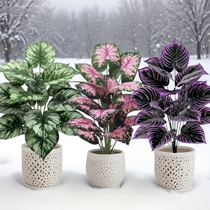 3 個 60 センチメートル大型人工緑の植物セット庭の装飾  - Bonsai Garden Ideas のレビューと価格