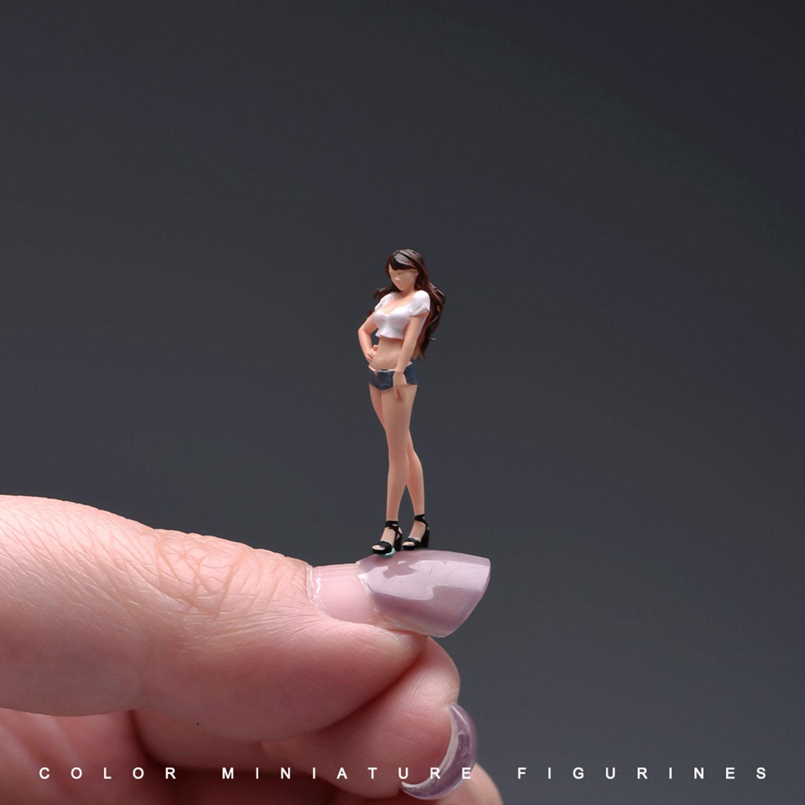 1/64スケール女性フィギュア樹脂製人物モデルリアルなディテ - Bonsai Garden Ideas のレビューと価格