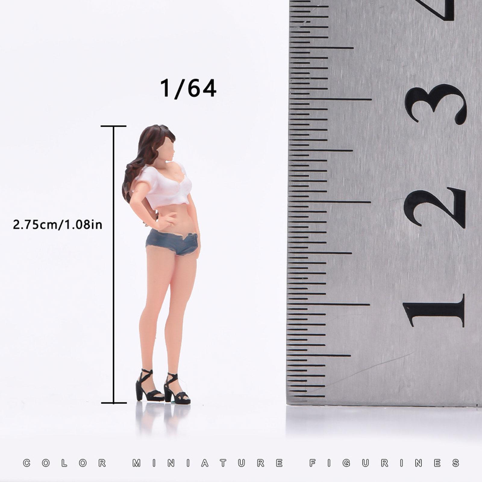 1/64スケール女性フィギュア樹脂製人物モデルリアルなディテ - Bonsai Garden Ideas のレビューと価格
