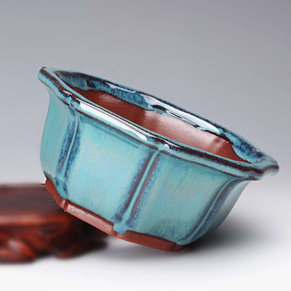 中国風盆栽鉢 通気性のある石器盆栽鉢 穴付き 中国風盆栽育成 - Training Pot Ceramic のレビューと価格