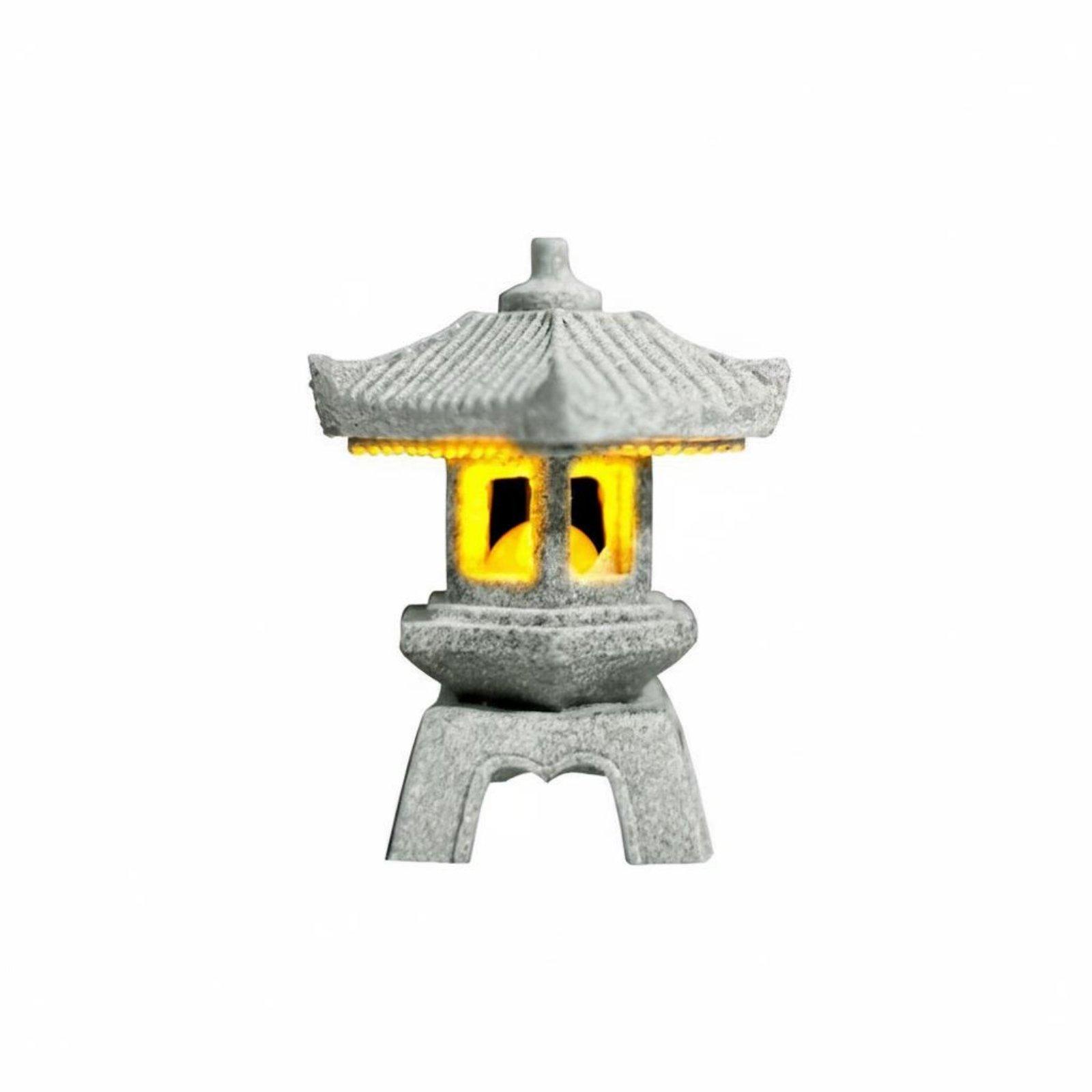 造園用ランタン 日本のランタン 石製卓上ミニチュア風景飾り  - Bonsai Gardening のレビューと価格