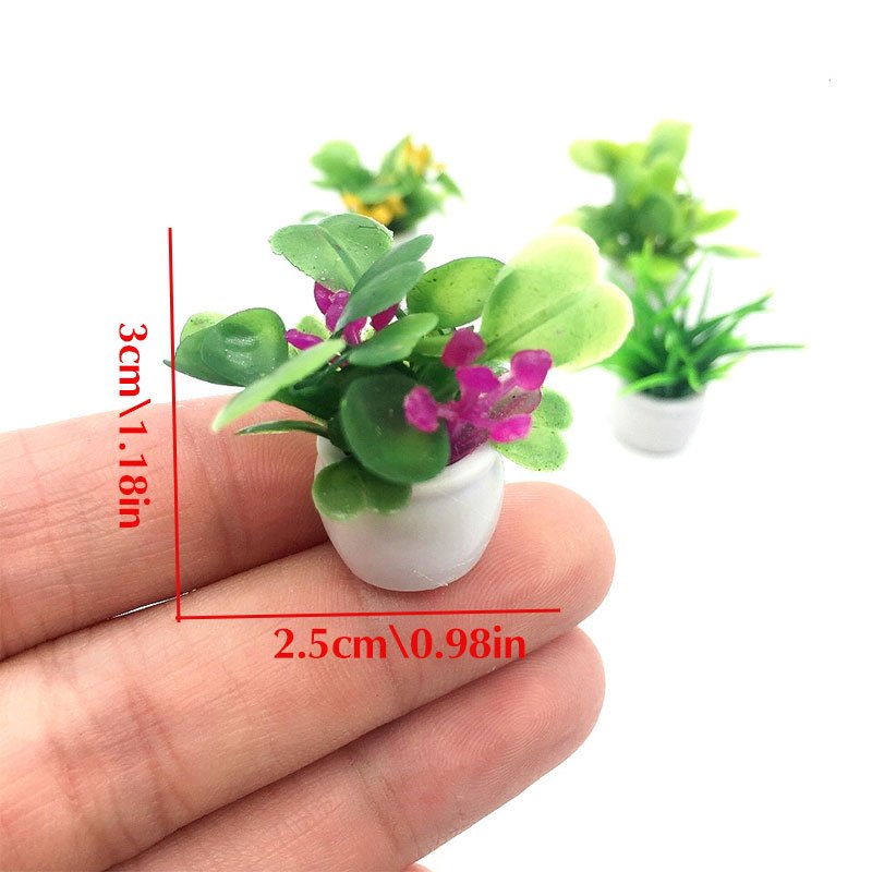 ドールハウス植物、ミニチュア盆栽、ミニ鉢植え、フラワーモデル - Bonsai Garden Ideas のレビューと価格