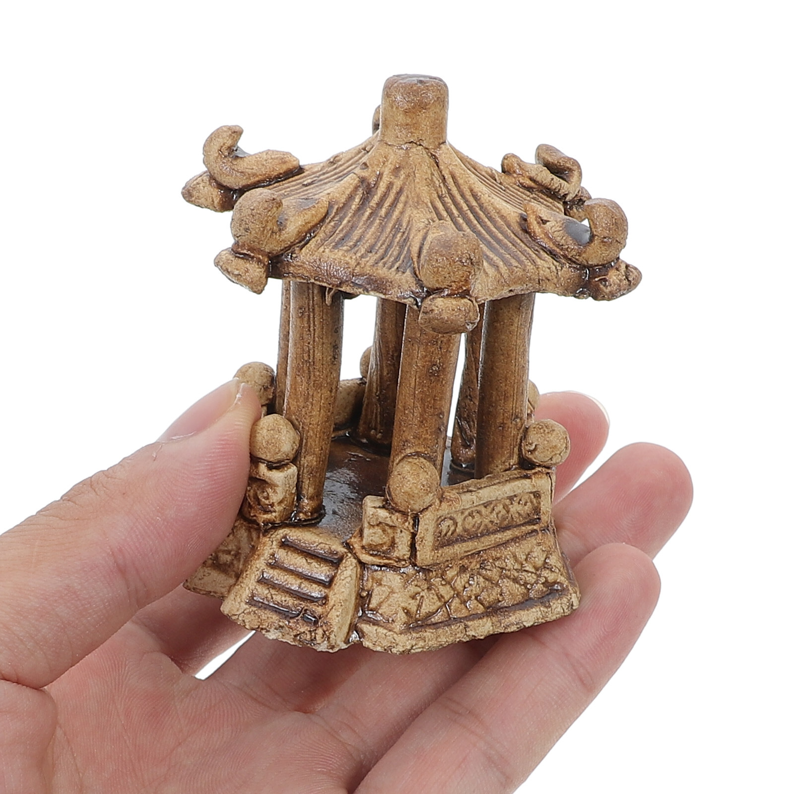ミニチュアセラミック六角塔像盆栽庭園装飾禅アクセサリーアジア - Bonsai Gardening のレビューと価格