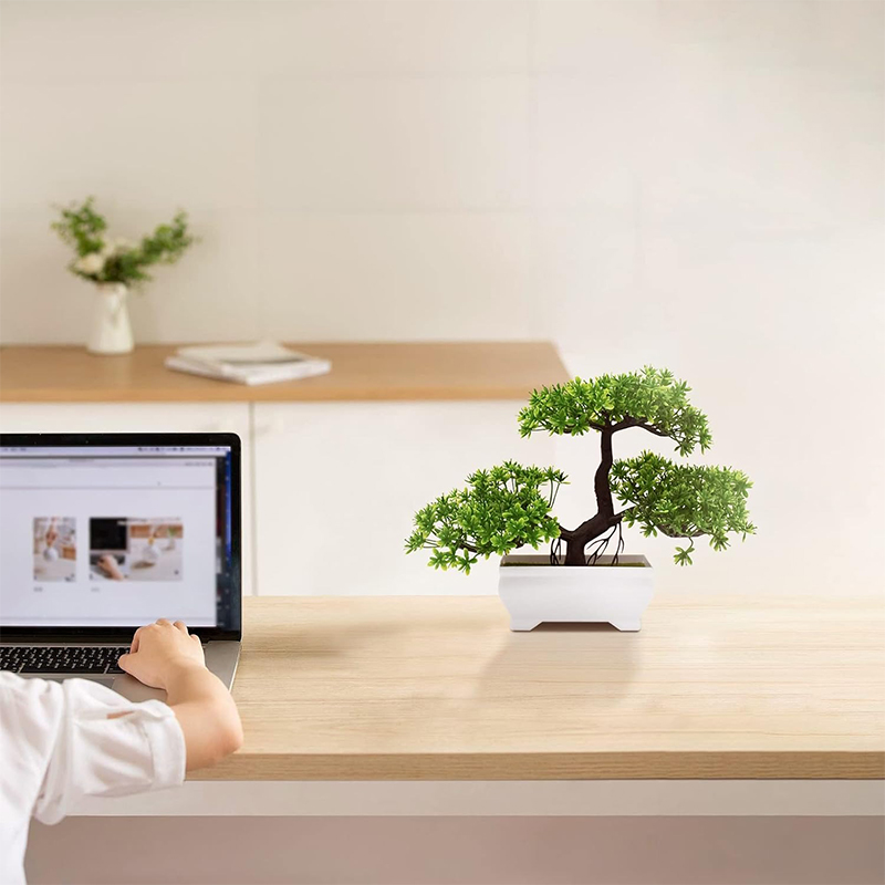 人工盆栽プラスチックバイオニック偽植物ホームルーム屋内オフィ - Bonsai Garden Ideas のレビューと価格