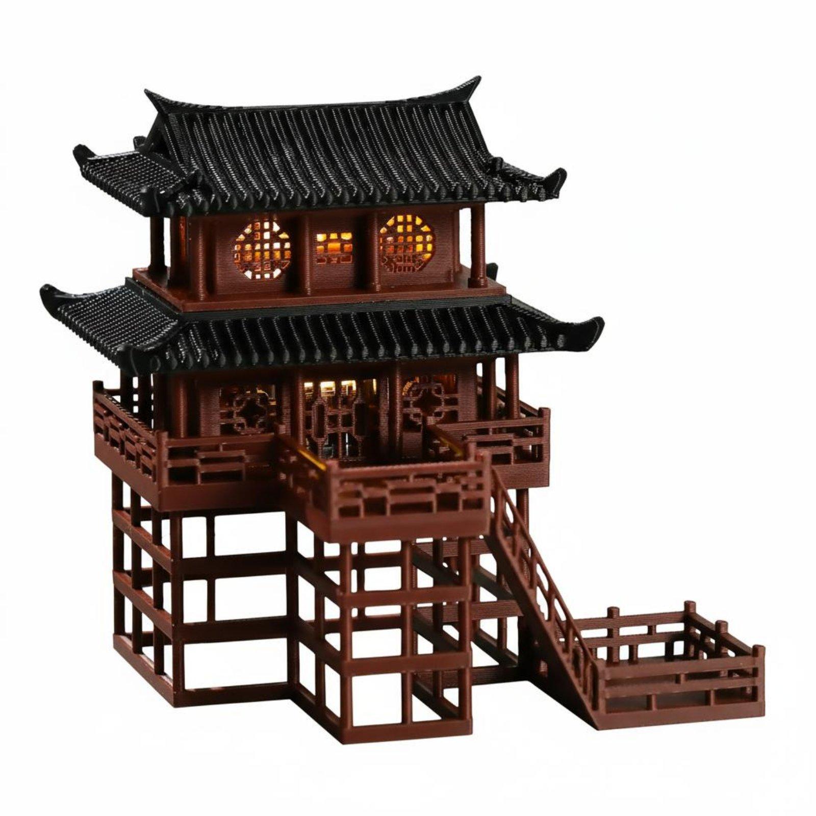 盆栽ハウス卓上プラスチック製パゴダミニマイクロ風景ホームアク - Bonsai Gardening のレビューと価格