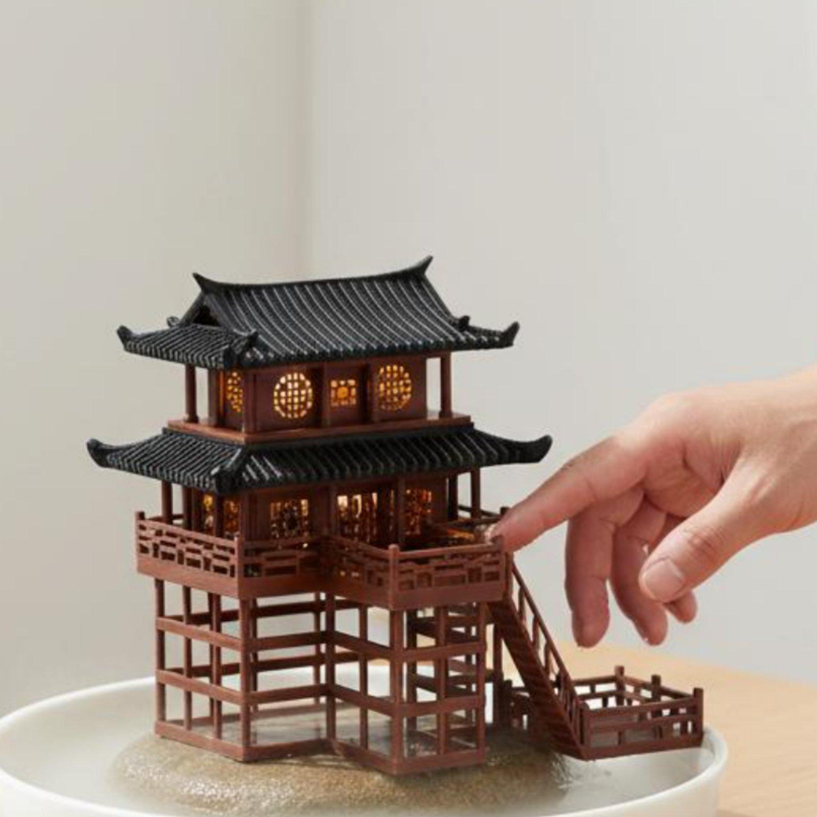 盆栽ハウス卓上プラスチック製パゴダミニマイクロ風景ホームアク - Bonsai Gardening のレビューと価格