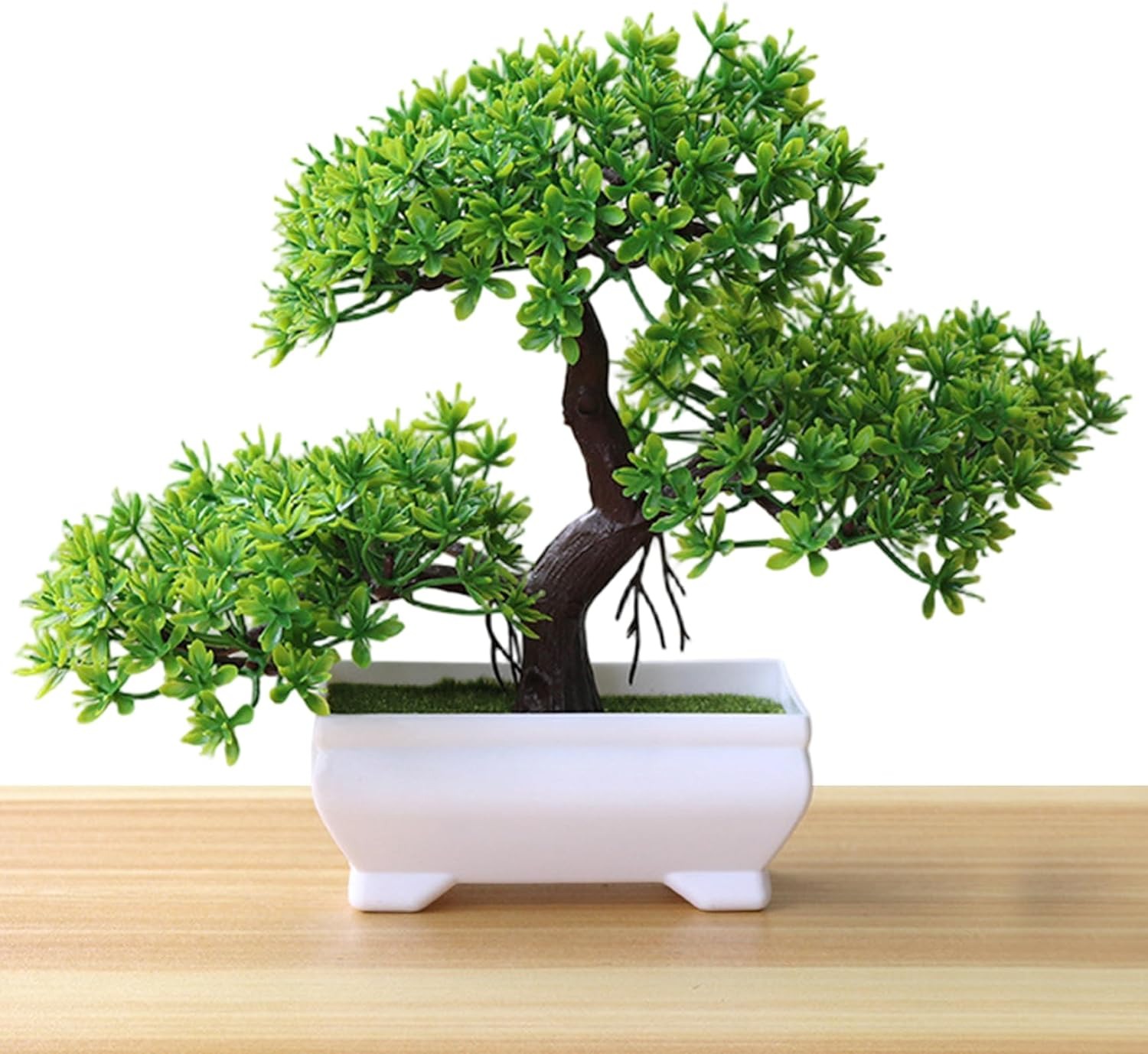 1/2 個人工盆栽シミュレーション鉢植え植物小さな木造花家庭 - Bonsai Garden Ideas のレビューと価格