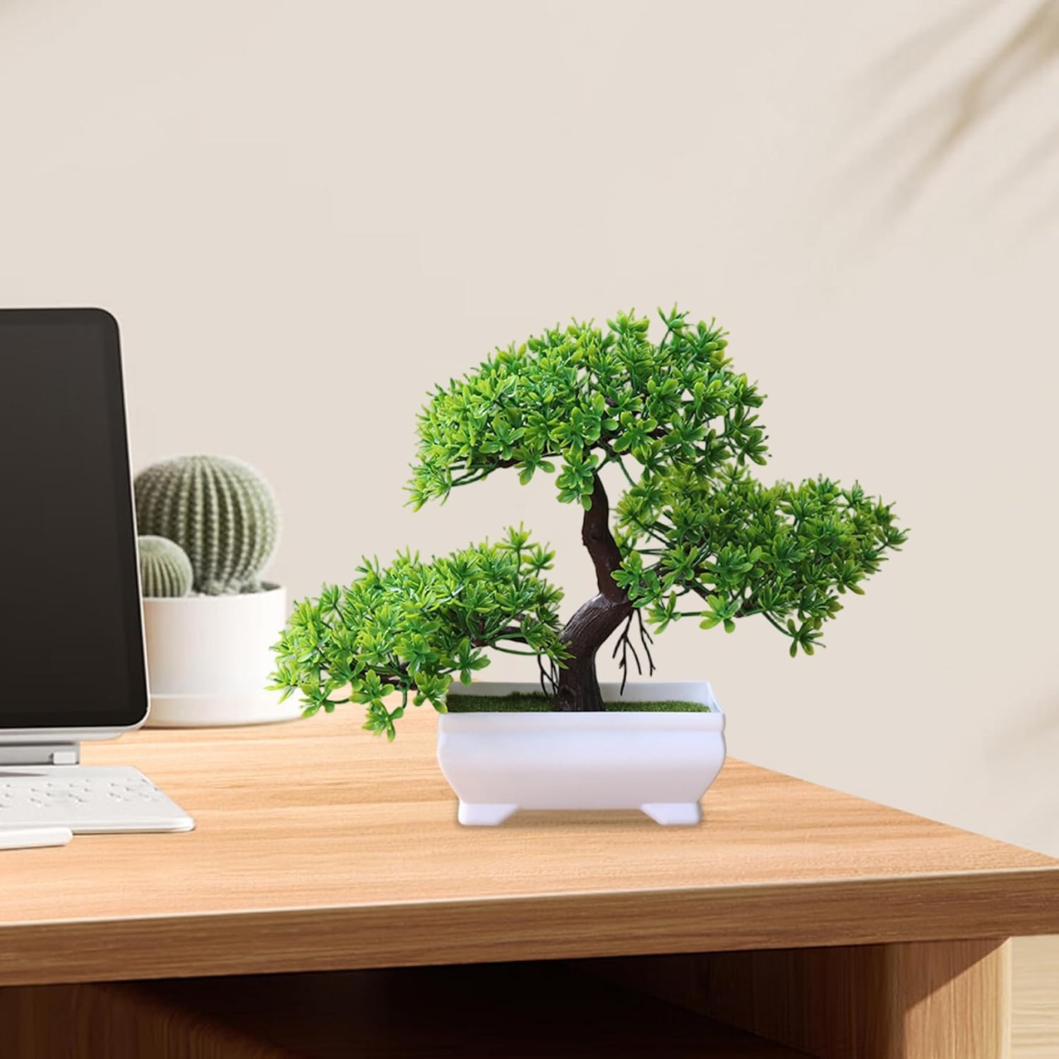 1/2 個人工盆栽シミュレーション鉢植え植物小さな木造花家庭 - Bonsai Garden Ideas のレビューと価格